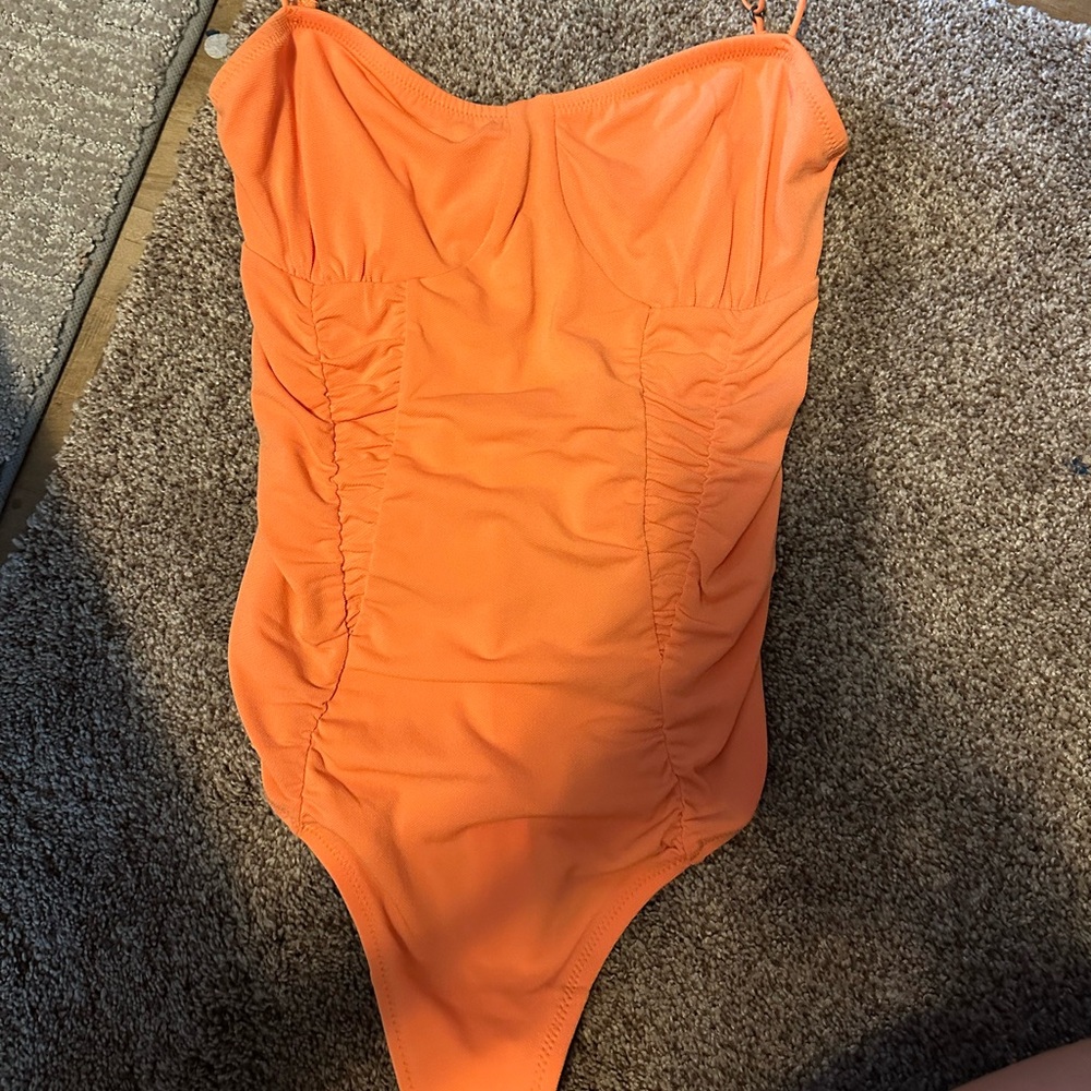 Urban orange bodysuit